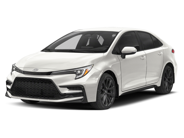 The Toyota Corolla se trim.