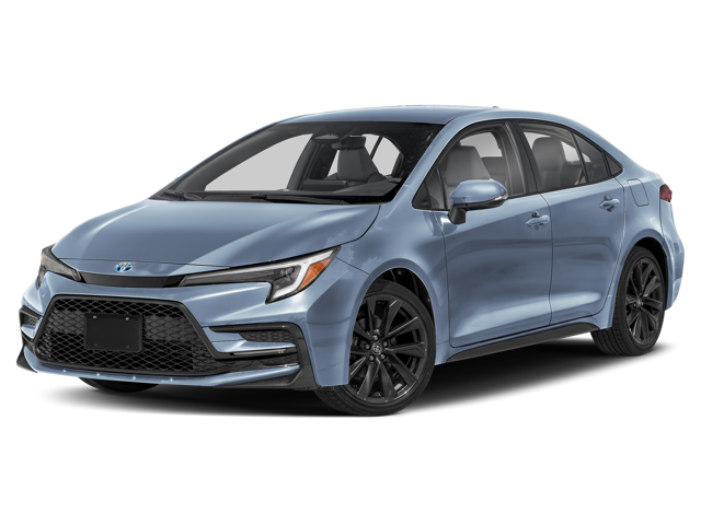 The Toyota Corolla hybrid se trim.
