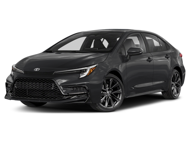 The Toyota Corolla xse trim.