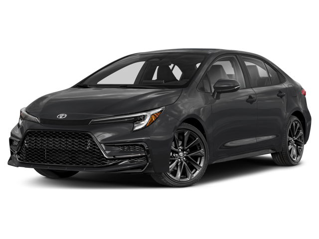 The Toyota Corolla xse trim.