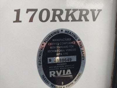 2018 Keystone Passport ROV 170RKRV