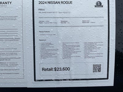 2024 Nissan Rogue FWD S