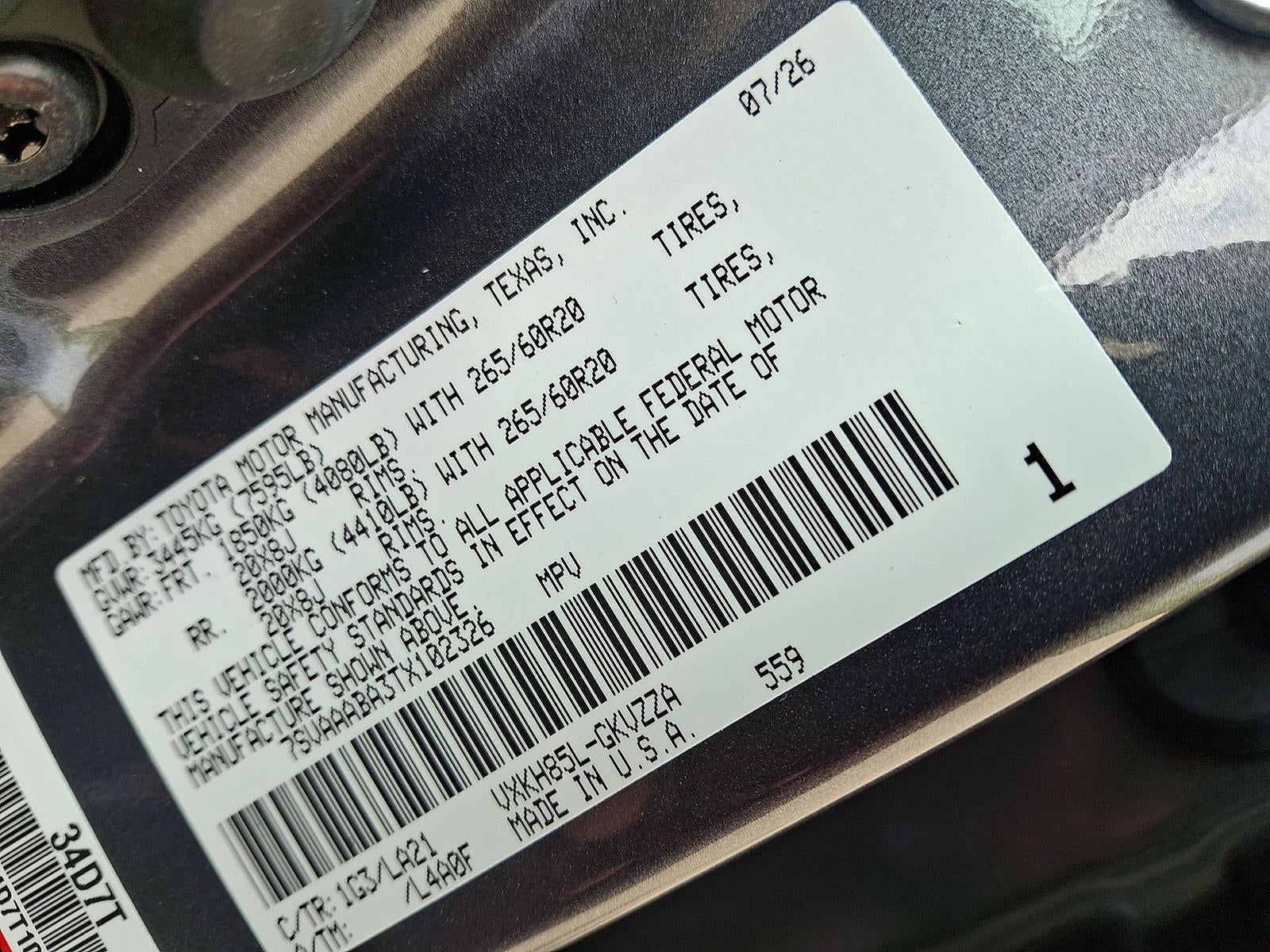2026 Toyota Sequoia Platinum