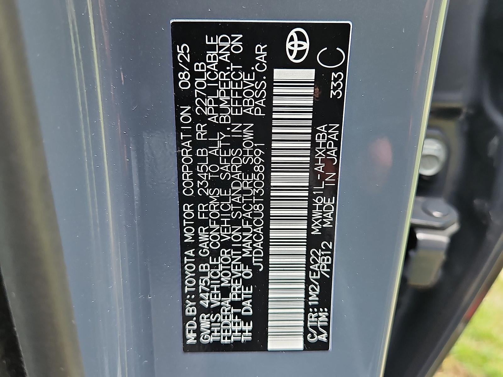 2026 Toyota Prius Plug-in Hybrid XSE Premium