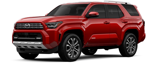 a red 2025 toyota 4runner