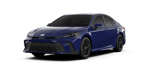 a blue 2025 toyota camry