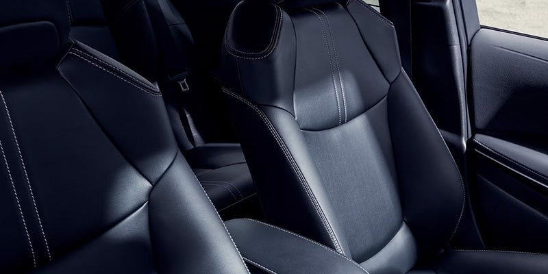 The interior design of the corolla.