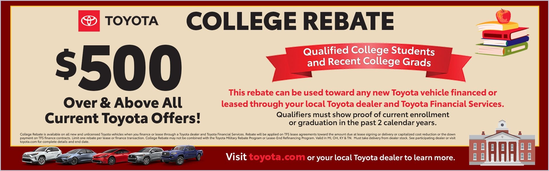 Toyota, College