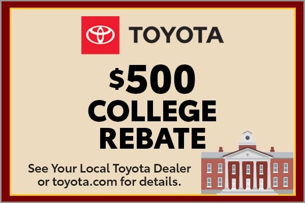 Toyota, College Rebate